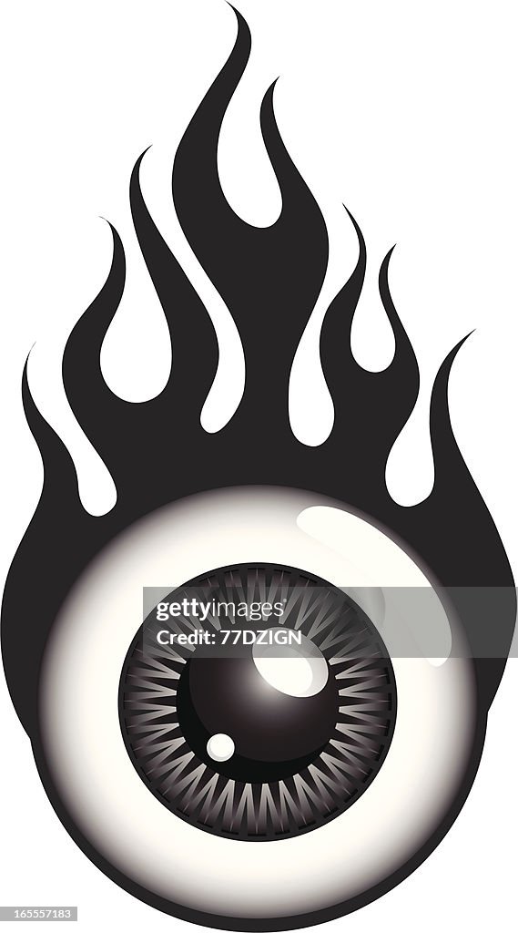Eye ball flames