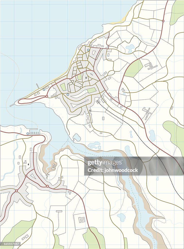 Imaginary Map. Simple Imaginary Map High-Res Vector Graphic - Getty Images