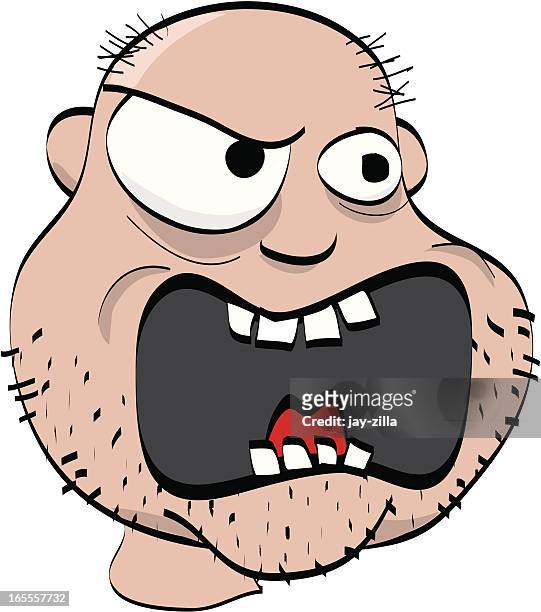 Angry Cartoon Face High-Res Vector Graphic - Getty Images
