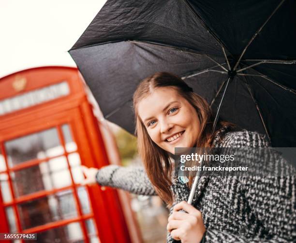 tourist girl with arm crossed in london - spring 2013 stock pictures, royalty-free photos & images