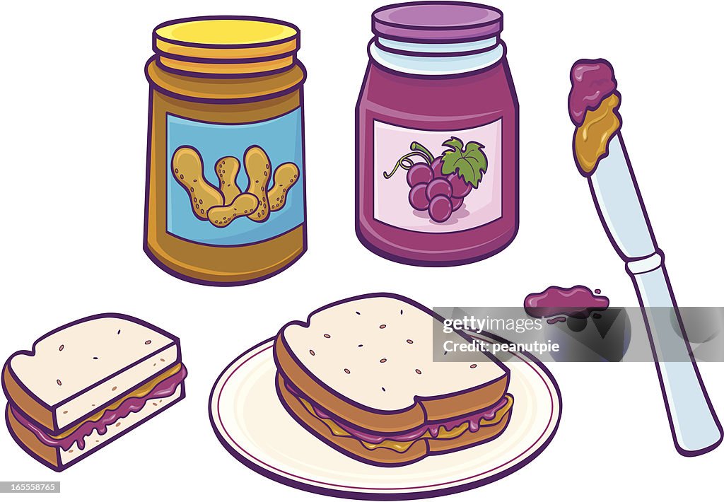 Peanut Butter & Jelly Sandwich