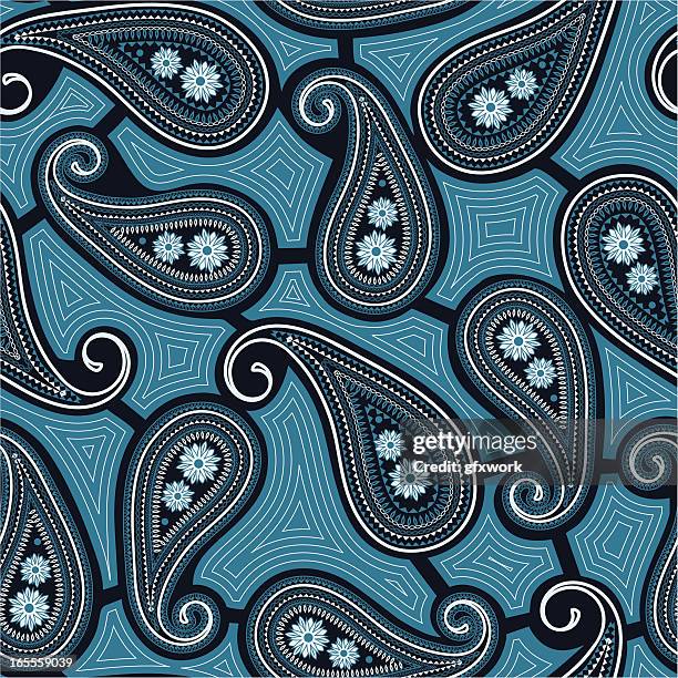 ilustraciones, imágenes clip art, dibujos animados e iconos de stock de paisley. - diseño cachemir