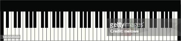 piano keyboard - piano stock illustrations
