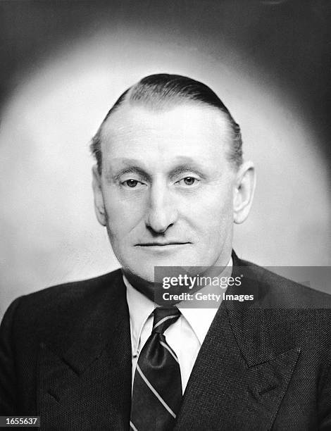 Portrait of Lord Burghley of Great Britain. Lord Burghley was IAAF President between 1946 and 1976.