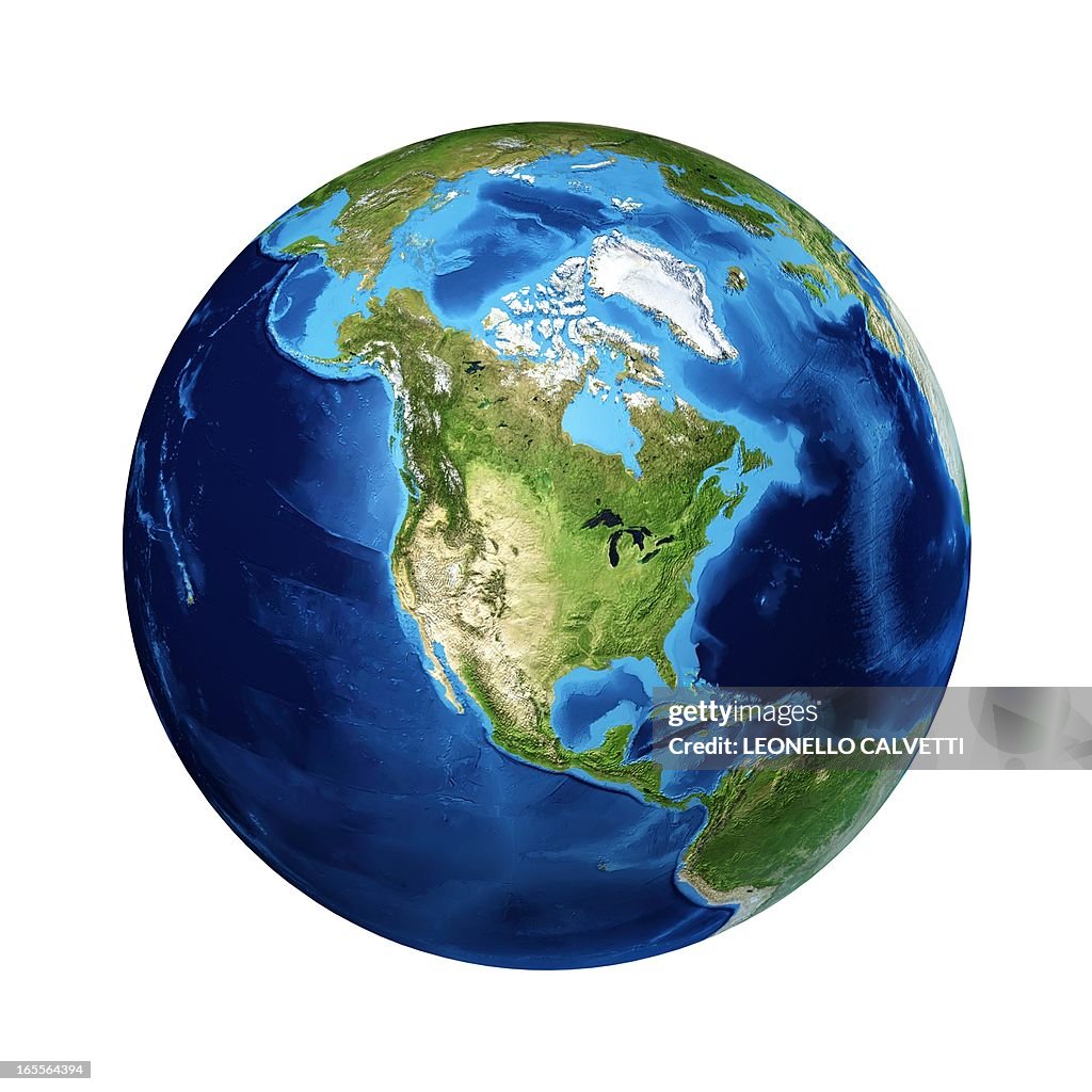 North America, artwork