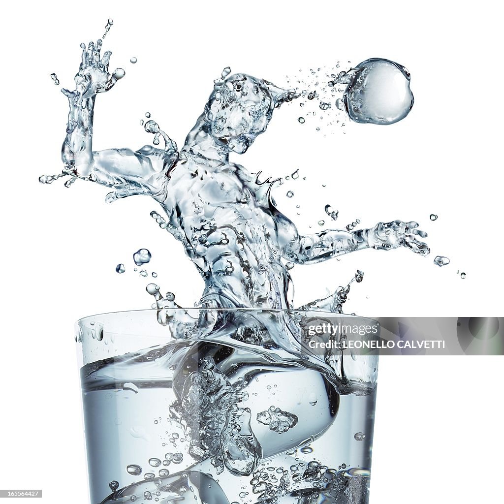 Sports hydration, conceptual artwork