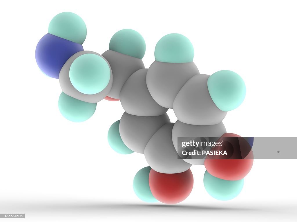 Noradrenaline Norepinephrine Molecule High-Res Vector Graphic - Getty ...