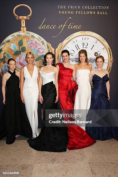 Frick Young Fellows Chairmen, Rickie De Sole Webster, Genevieve Bahrenburg, Olivia Chantecaille, Lydia Fenet, Sloan Overstrom and Clare McKeon attend...