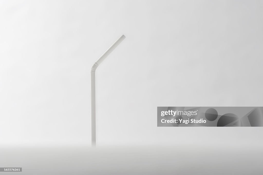 Straw and White background