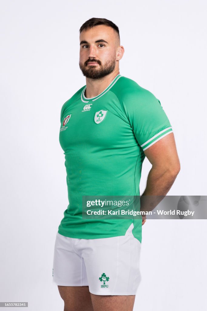 Ronan Kelly Rugby Ronan Kelleher of Ireland poses for a portrait during the Ireland ...