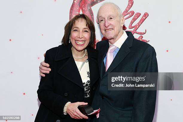 Didi Conn and David Shire attend the "Kinky Boots" Broadway Opening Night at the Al Hirschfeld Theatre on April 4, 2013 in New York City.