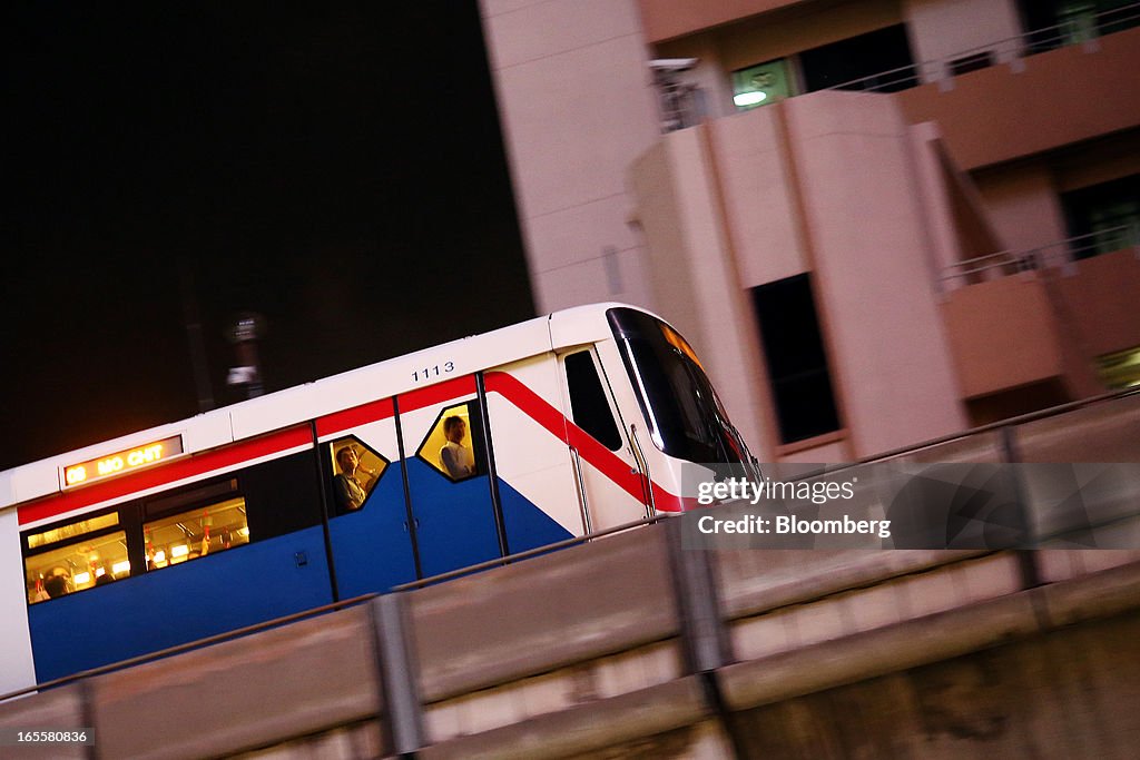 BTS Skytrains As BTS-Backed Fund Raises $2.1 Billion in Largest IPO