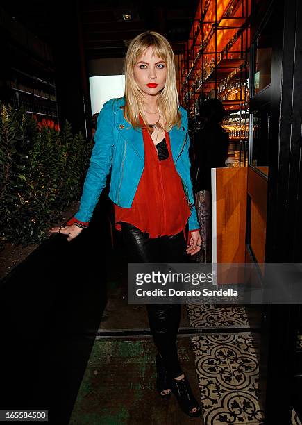 Actress Daveigh Chase attends Vogue's "Triple Threats" dinner hosted by Sally Singer and Lisa Love at Goldie's on April 3, 2013 in Los Angeles,...
