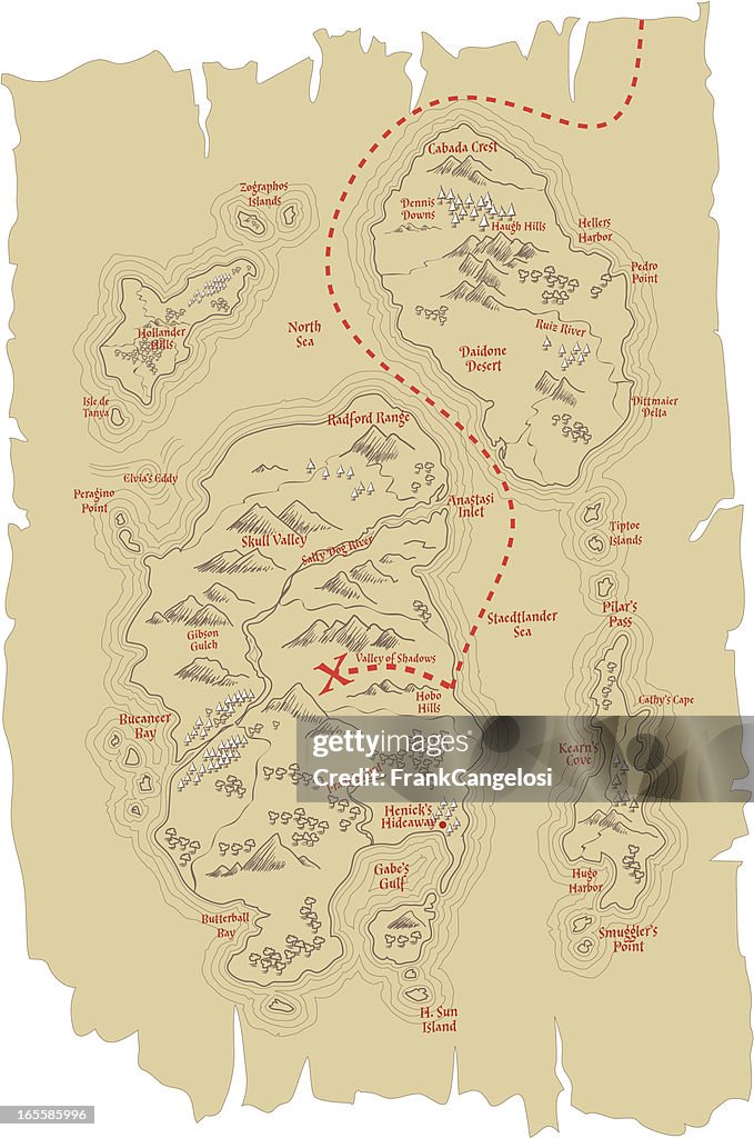 Treusere Map Treasure Map High-Res Vector Graphic - Getty Images