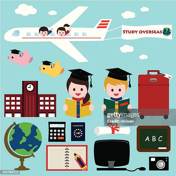 back to school - summer school stock illustrations