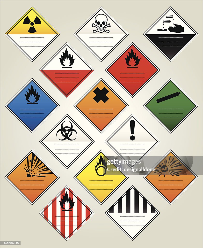 HazChem Warning Diamonds