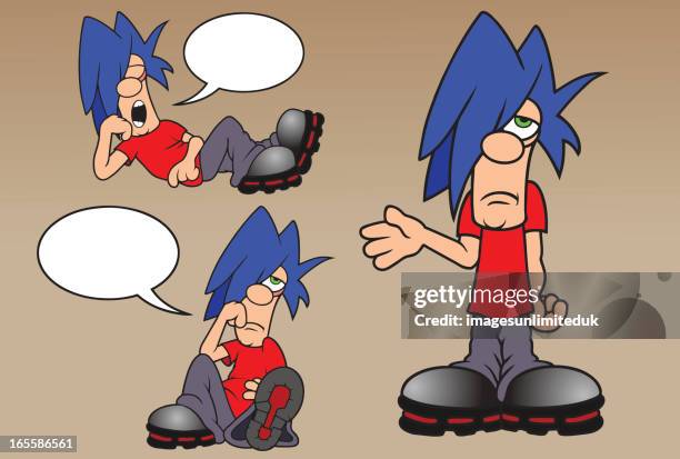 goth character - goth stock illustrations