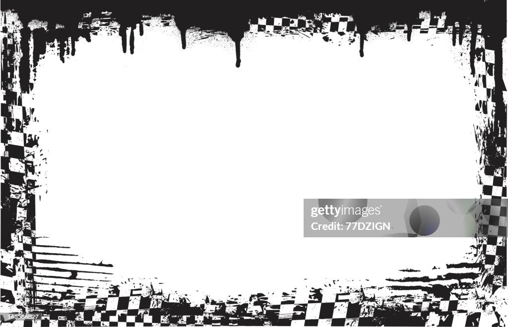 Checkered Border Text Checkered Border High-Res Vector Graphic - Getty Images
