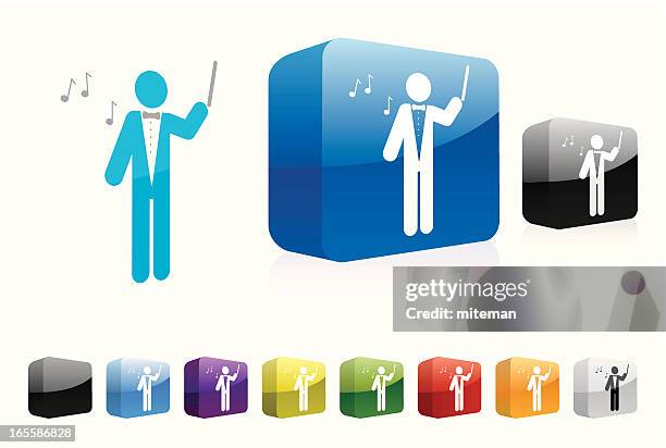 113 Orchestra Conductor Icon High Res Illustrations - Getty Images