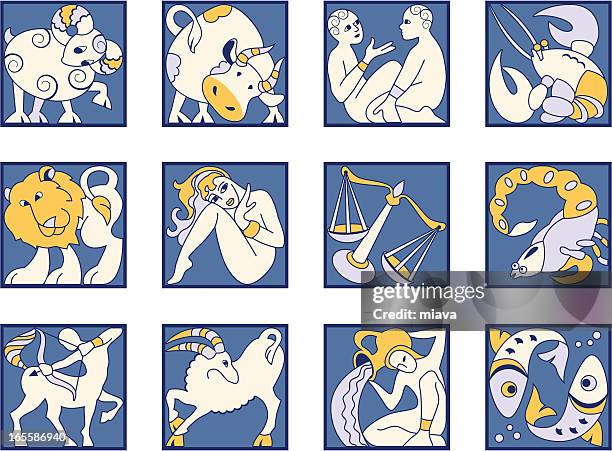 signs of zodiac - taurus symbol 幅插畫檔、美工圖案、卡通及圖標