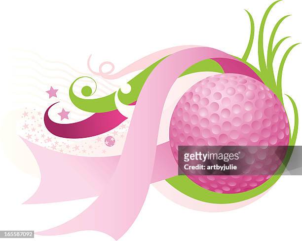 乳がんゴルフボール - golf ball点のイラスト素材／クリップアート素材／マンガ素材／アイコン素材