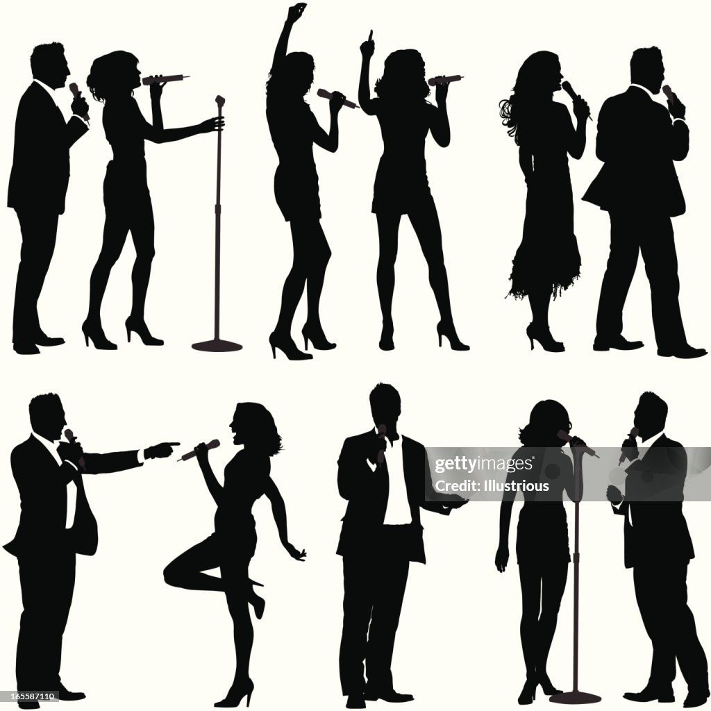 Sänger Silhouette Set