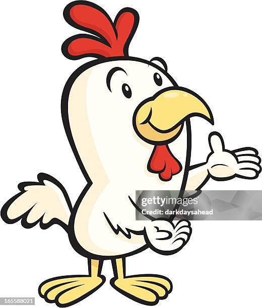 little chicken - cartoon chicken stock illustrations