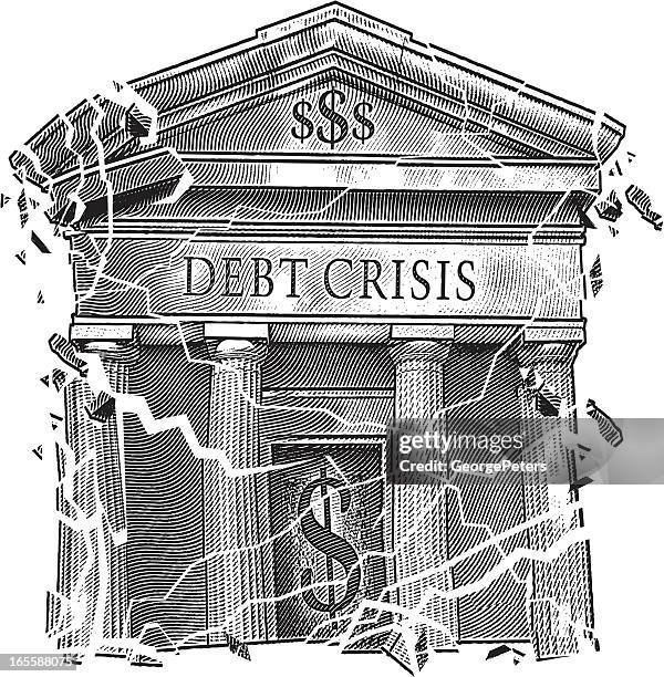 債務危機 - wall street点のイラスト素材／クリップアート素材／マンガ素材／アイコン素材
