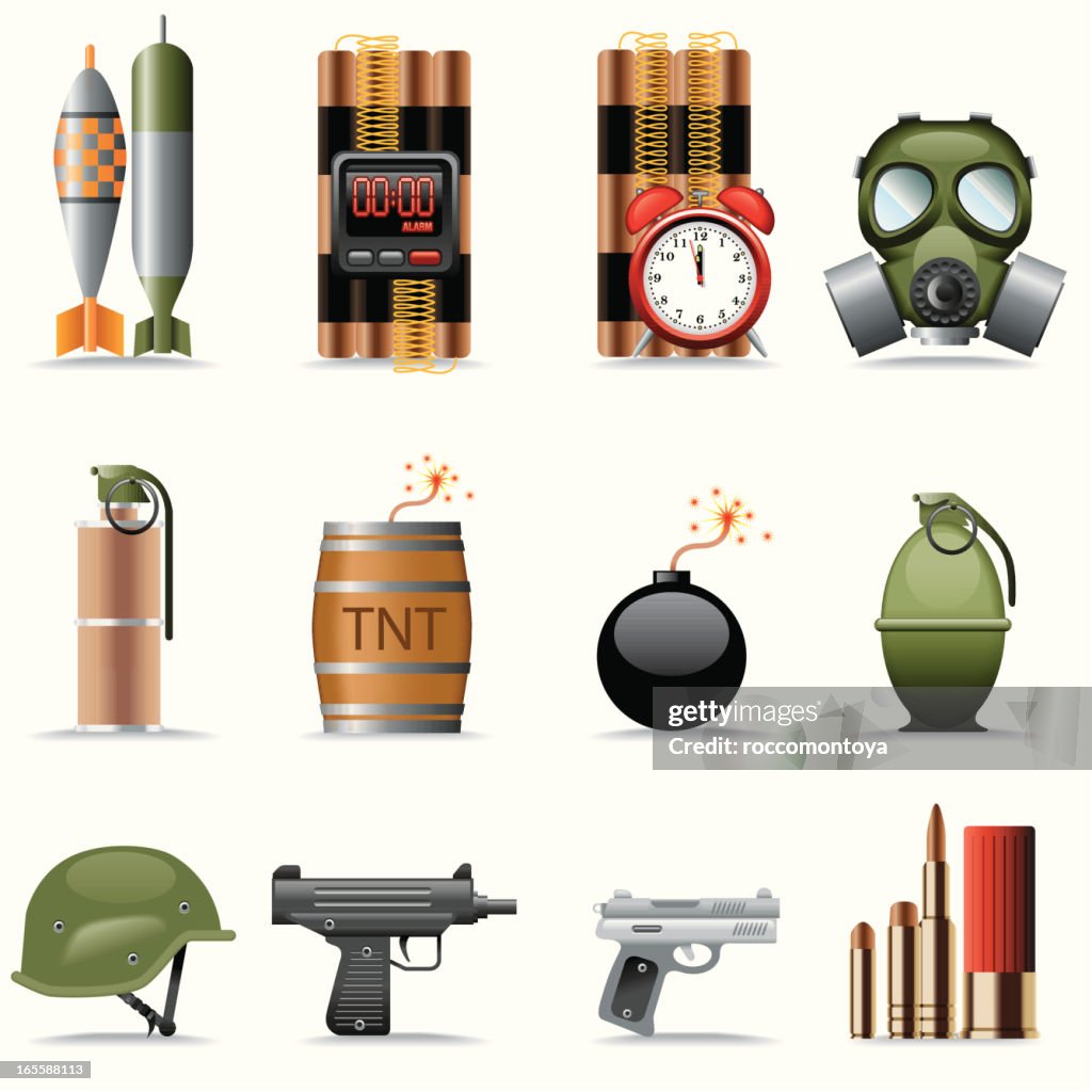 Icon Set, explosives and terrorism