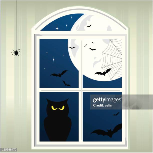 haunted house - wrong place stock illustrations