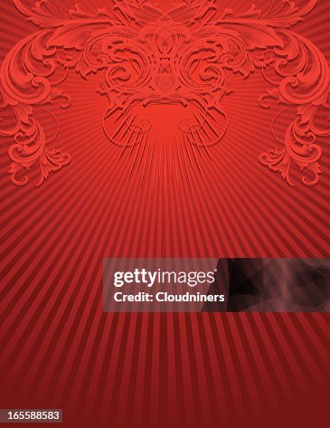 Red Scroll Header Page High-Res Vector Graphic - Getty Images
