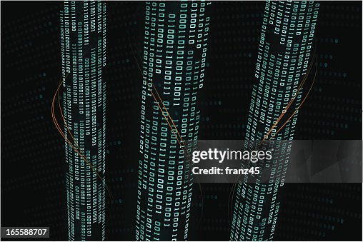 Binary Code Infographic Binary Code Information Channel High-Res Vector Graphic - Getty Images