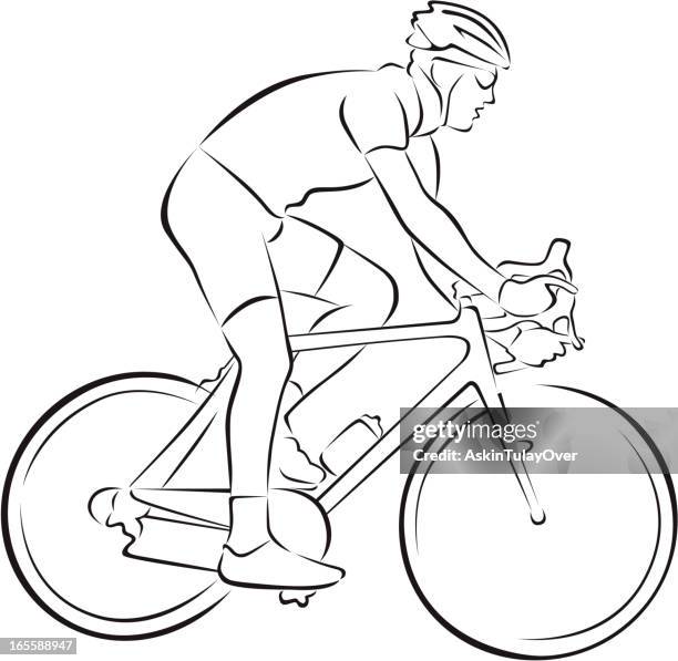 cyclist - cyclist stock illustrations