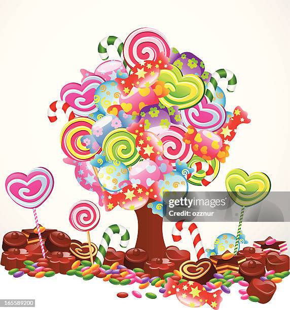 sugar tree - sugar cane stock illustrations