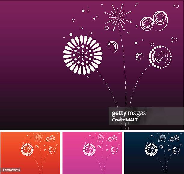 fireworks - 2009 stock illustrations