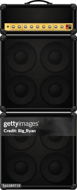 tall amp - amplifier stock illustrations