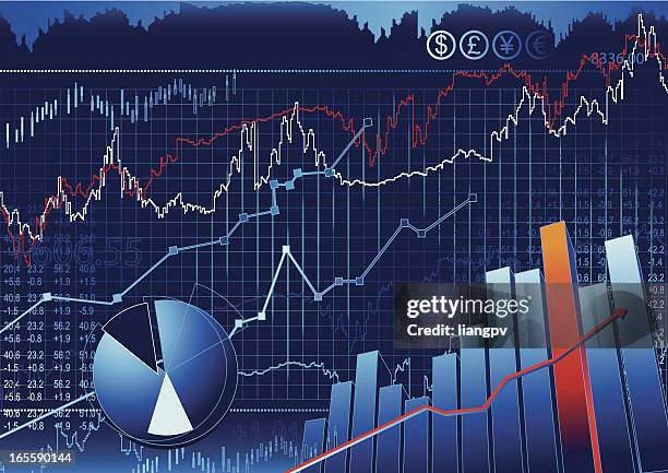 ilustrações, clipart, desenhos animados e ícones de mercado de ações - wall street