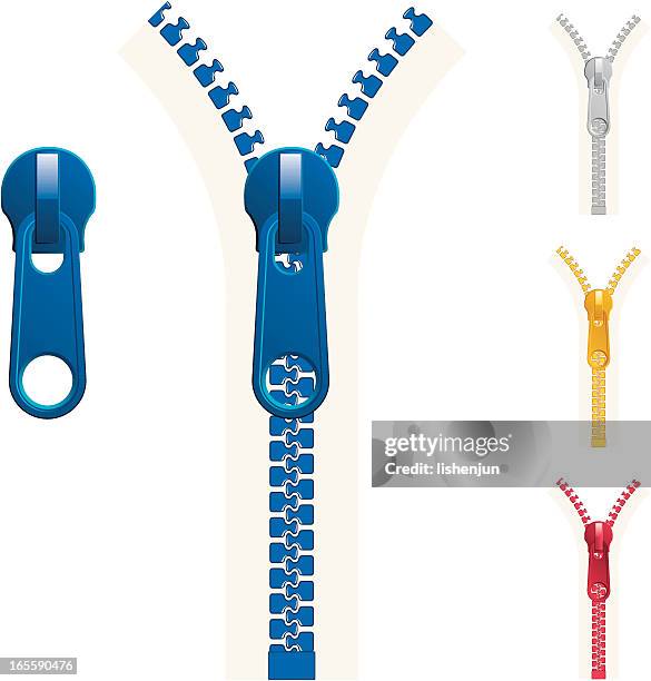 zipper03 - reißverschluß stock-grafiken, -clipart, -cartoons und -symbole