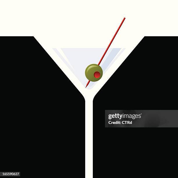 martini - martini glass stock illustrations