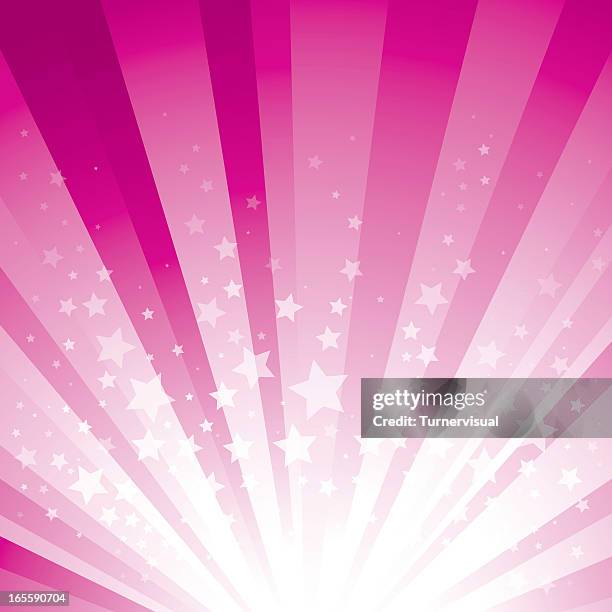 stockillustraties, clipart, cartoons en iconen met starburst - pink - openingsevenement