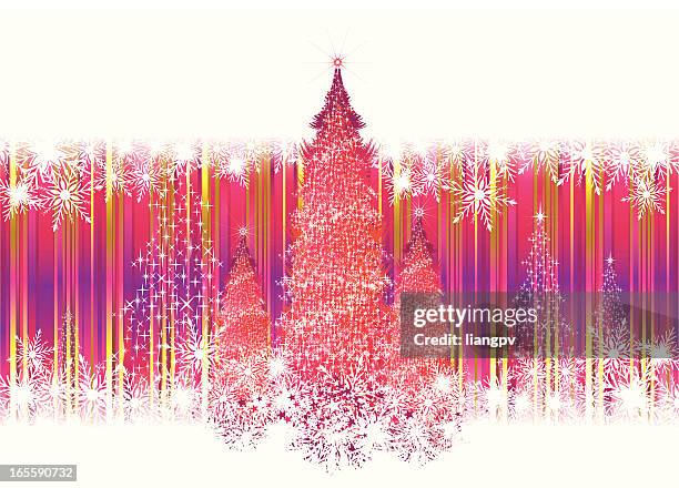christmas background - blowing bubbles stock illustrations