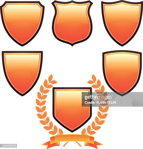shields - ti leaf lei stock illustrations