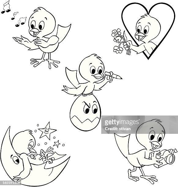 birds - mockingbird 幅插畫檔、美工圖案、卡通及圖標