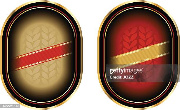 gold label - security guards stock illustrations