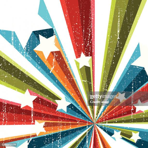 starburst background - disco stock illustrations