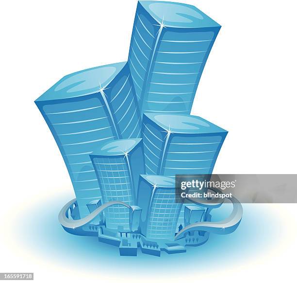 downtown - too small stock illustrations