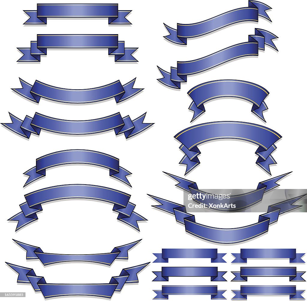 Banner Collection With Pointed Ends High-Res Vector Graphic - Getty Images