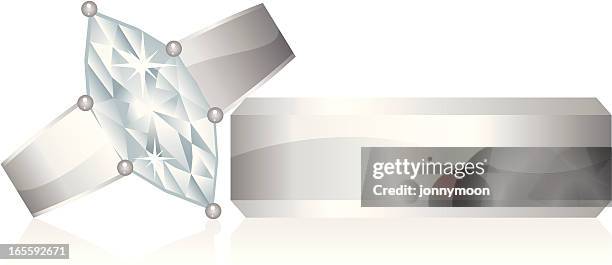 Wedding Rings High-Res Vector Graphic