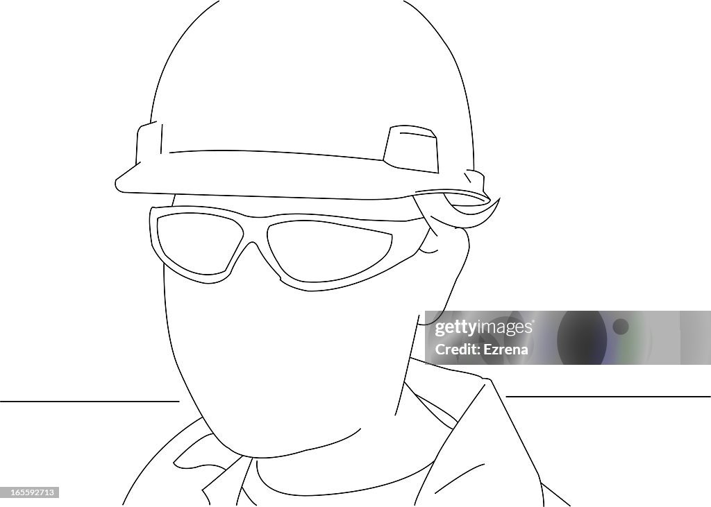 Portrait of a manual worker