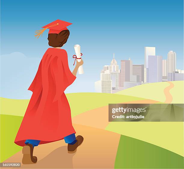 Graduate Retune 78 Graduate Walking High Res Illustrations - Getty Images